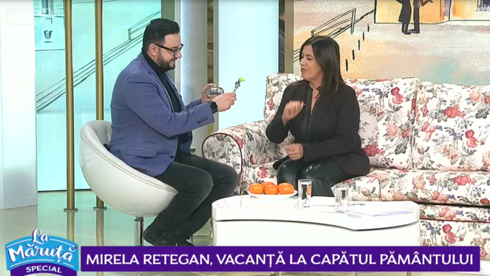 VIDEO Mirela Retegan, vacanță la capătul pământului