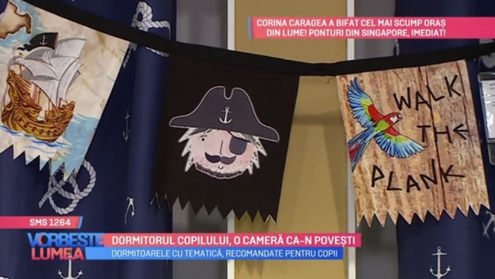 VIDEO Dormitorul copilului, o cameră ca-n povești