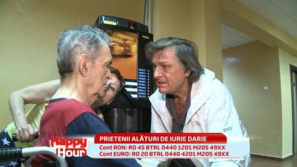 Cu ochii in lacrimi, Florin Piersic s-a reintalnit cu colegul sau, Iurie Darie! Vezi cat de emotionanta a fost intrevederea celor doi