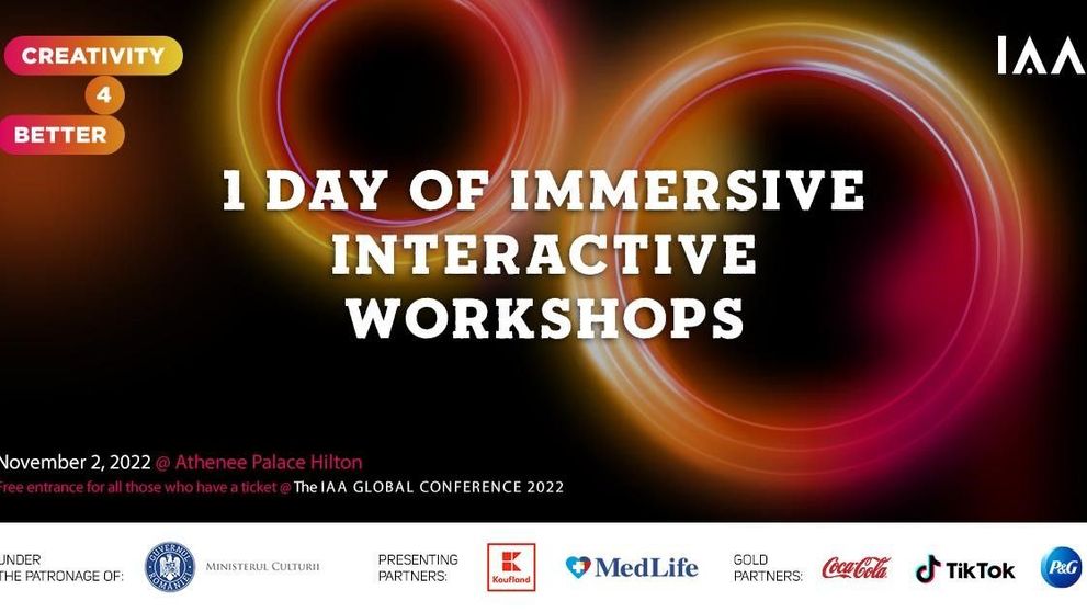 Vești proaspete despre noii speakeri ai Conferinței Globale IAA “Creativity4Better” 2022