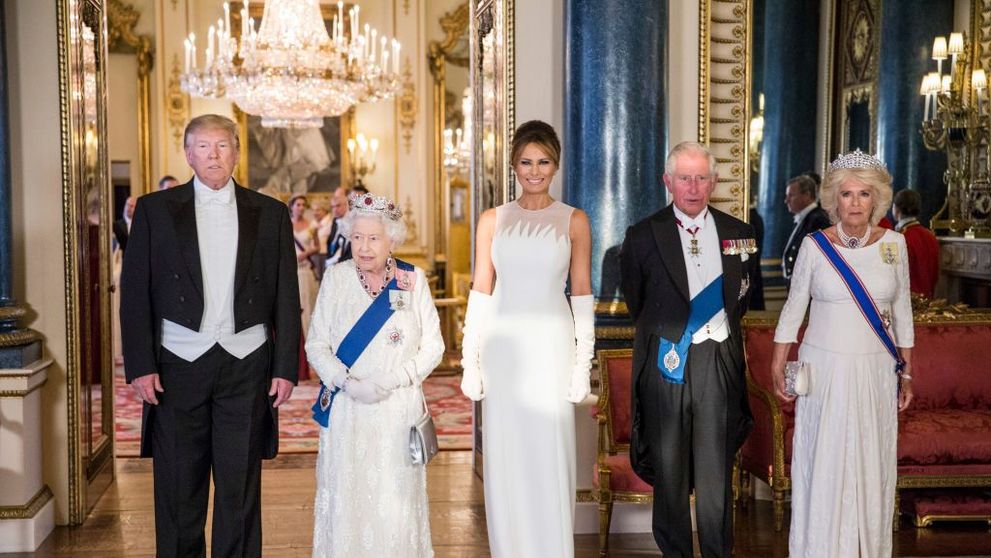 Reacția Camillei, Ducesă de Cornwall, la întâlnirea cu Trump a devenit virală. ”Cel mai bun moment al vizitei”