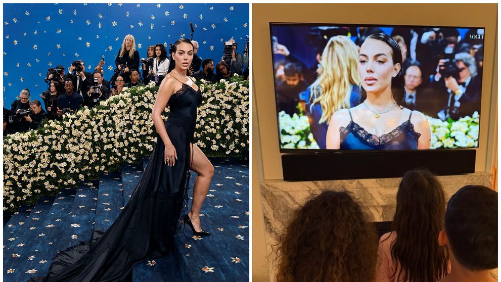 Georgina, la Met Gala ca o Lady Di modernă: iubita lui Cristiano Ronaldo a purtat o rochie inspirată de Prințesa inimilor. Reacția copiilor când au văzut-o la televizor!