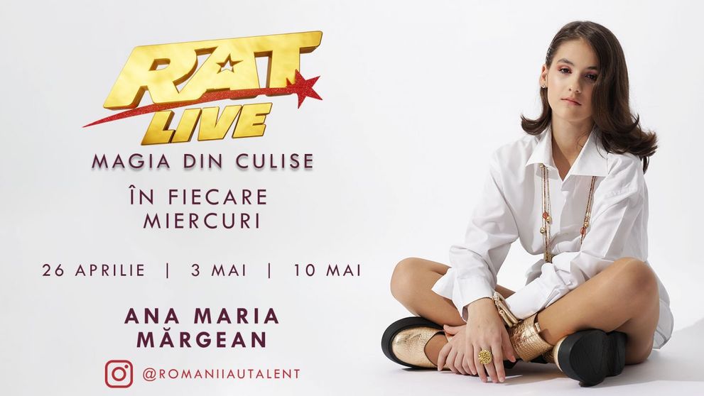 Ana Maria Mărgean aduce Magia din culise pe conturile de social media Românii au talent! Bogdan Bolohan îi va fi alături