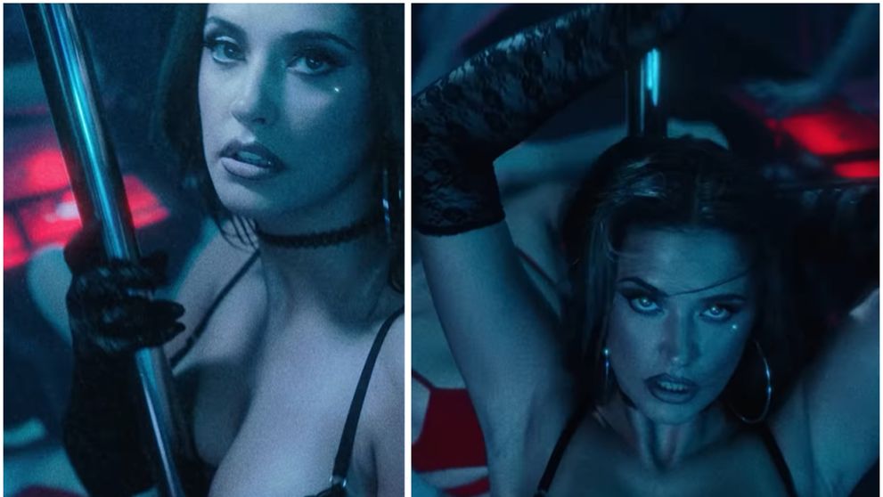 Antonia, dezlănțuită: dans la bară în lenjerie intimă transparentă, în noul clip. Fanii i-au văzut piercingul ascuns