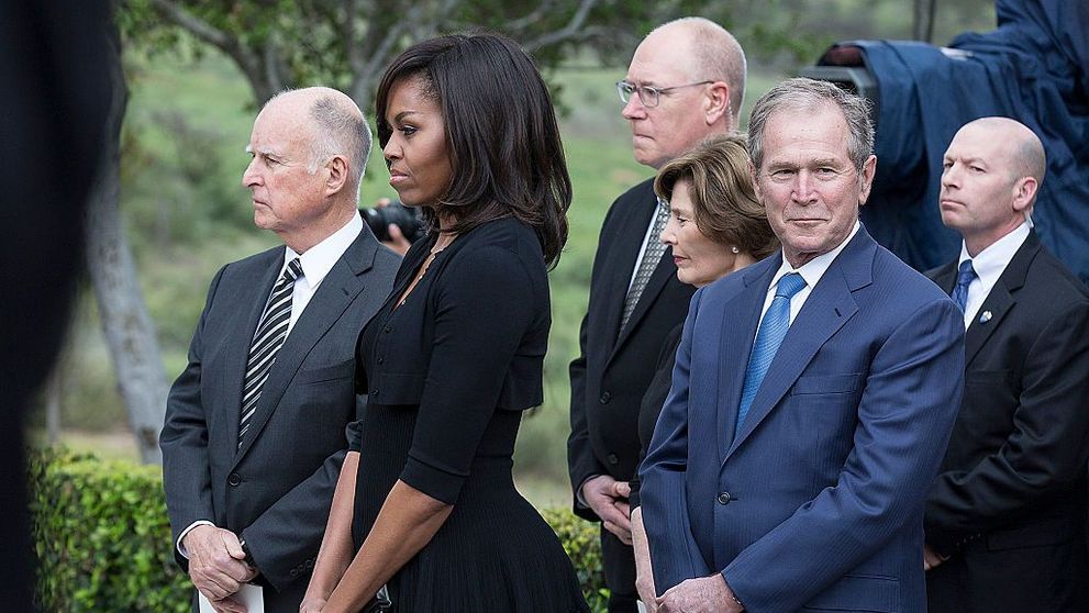George W. Bush și Michelle Obama sunt prieteni la cataramă: „Este un bărbat frumos și dulce”