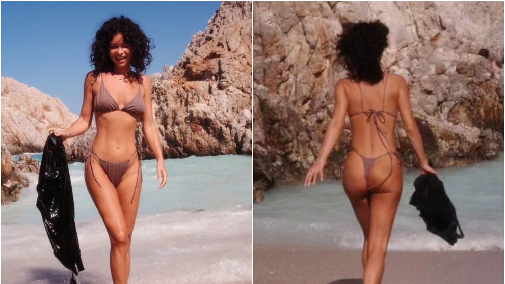 Inna, aniversare în bikini la 38 de ani: a ieșit la plajă într-un costum minuscul. De curând, mama ei i-a atras atenția că e “prea slabă”