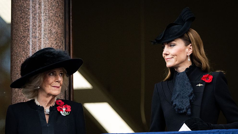 Kate Middleton și Regina Camilla, pe balconul Ministerului de Externe de Remembrance Sunday! Omagiul emoționant adus de soția lui William Prințesei Diana