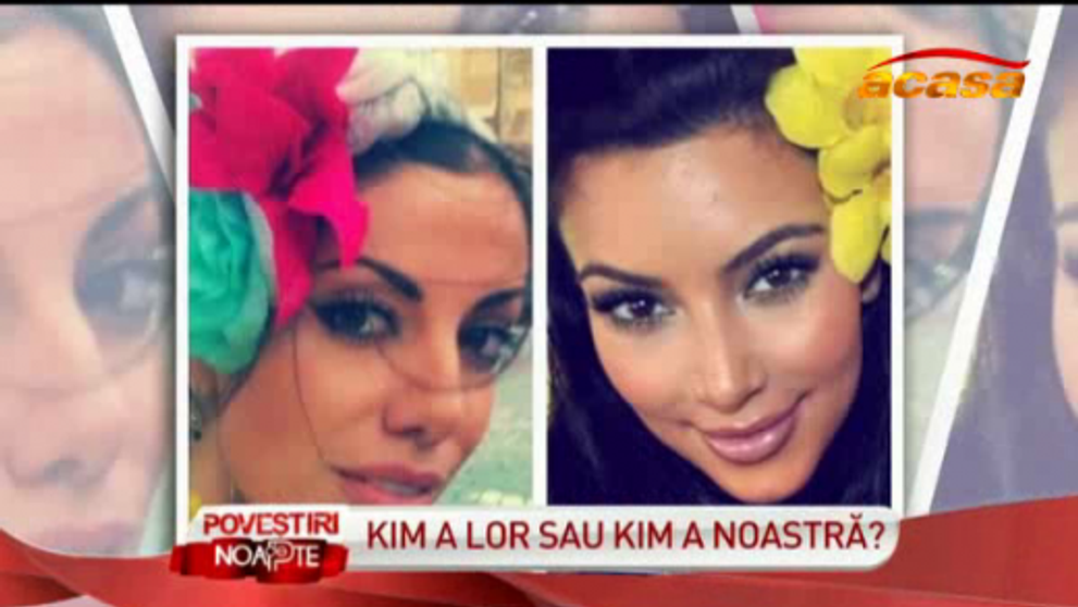 Kim Kardashian are o sosie in Romania. Spune tu cat de bine seamana si care e mai frumoasa: VIDEO