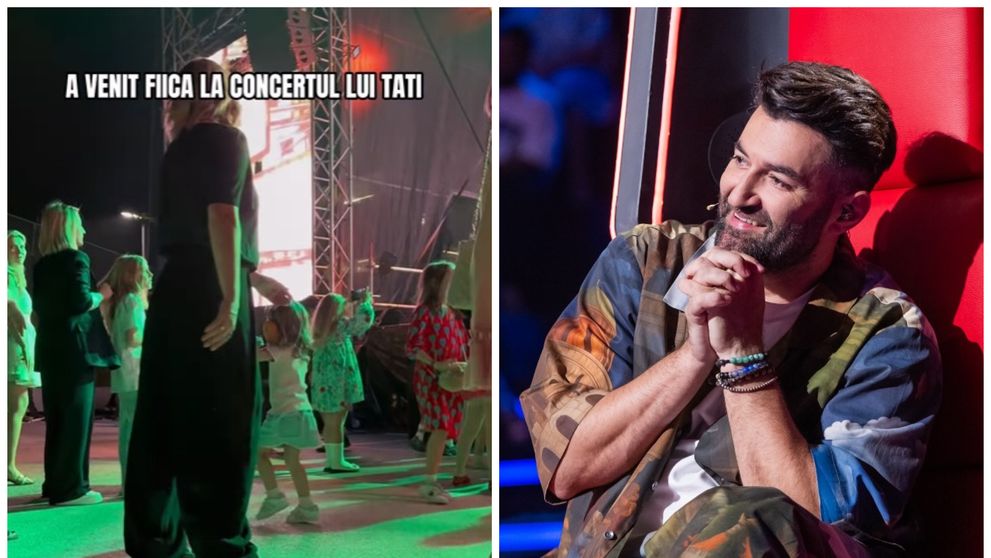 Imagini adorabile cu fiica lui Smiley și a Ginei Pistol la concertul artistului: „Recunosc, am avut emoții știind că Josephine este în public”