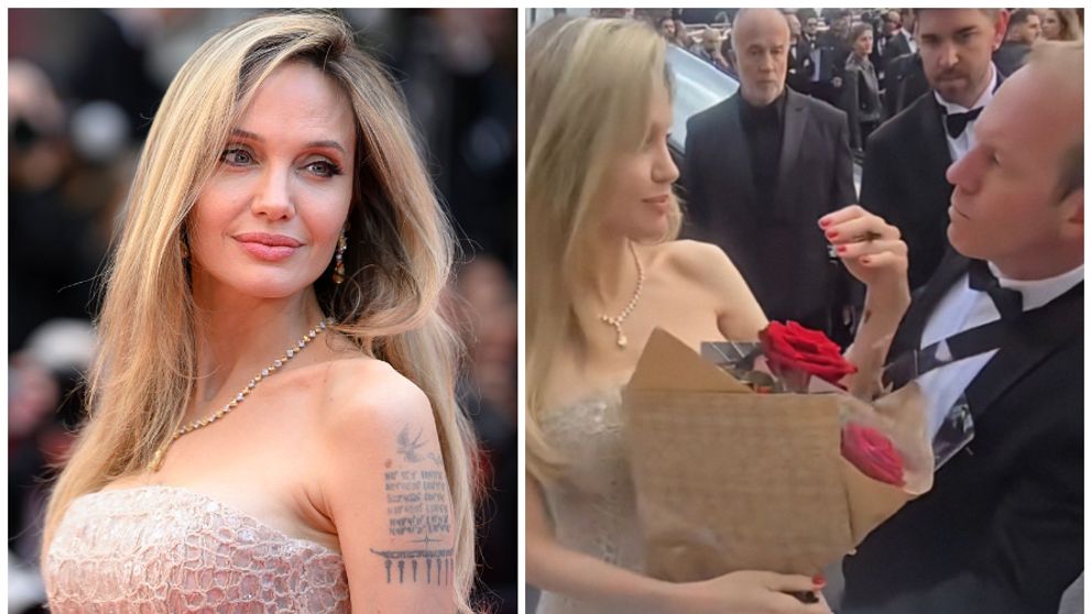 Angelina Jolie, agasată de bodyguardul său? Imaginile care au aprins internetul
