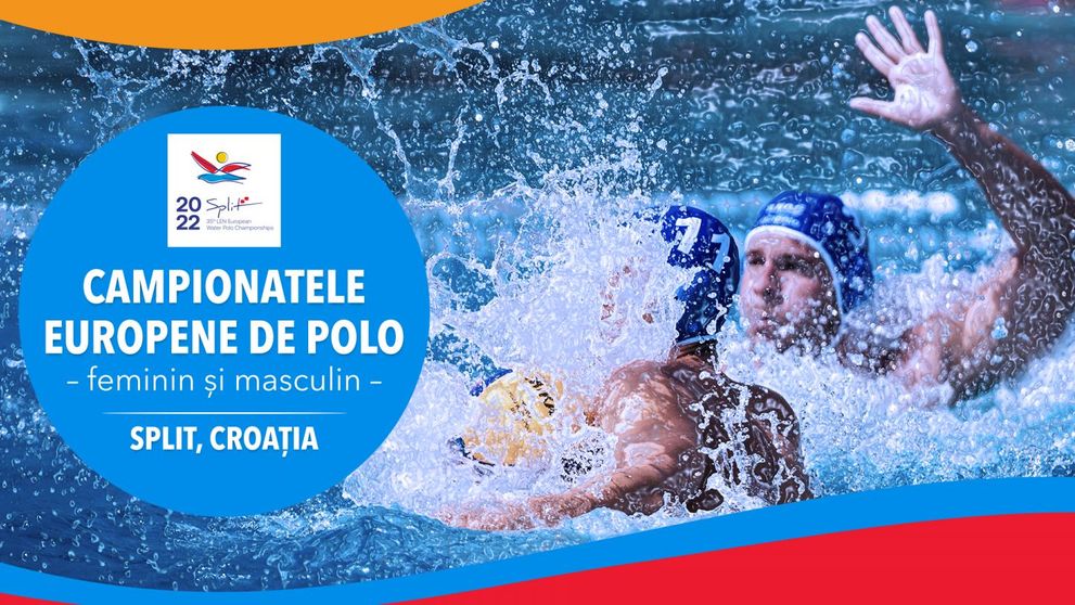 Meciurile echipelor naționale de polo ale României, la Campionatul European, sunt LIVE pe VOYO!