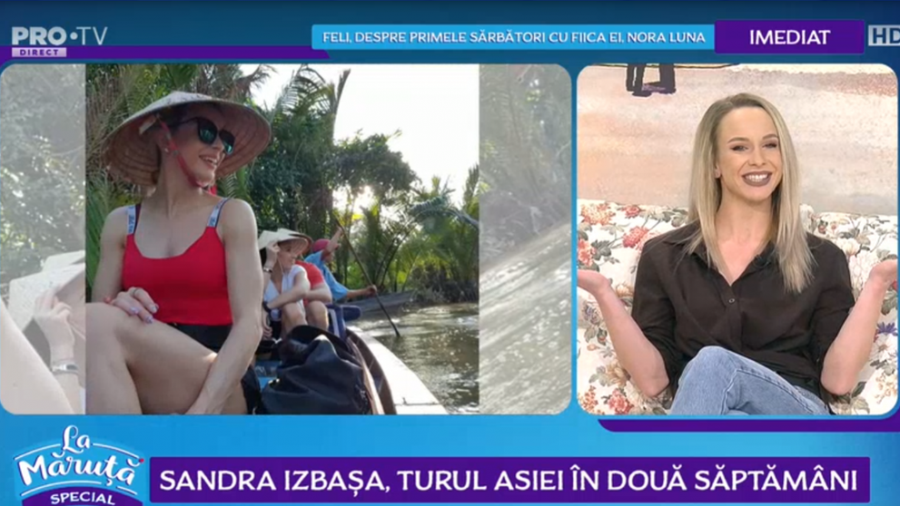 VIDEO Sandra Izbașa, provocată de Măruță. Ce a trebuit să facă gimnasta? 