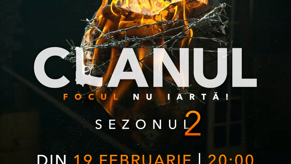 Premiera sezonului 2 din serialul CLANUL va fi duminică, 19 februarie, de la ora 20:00