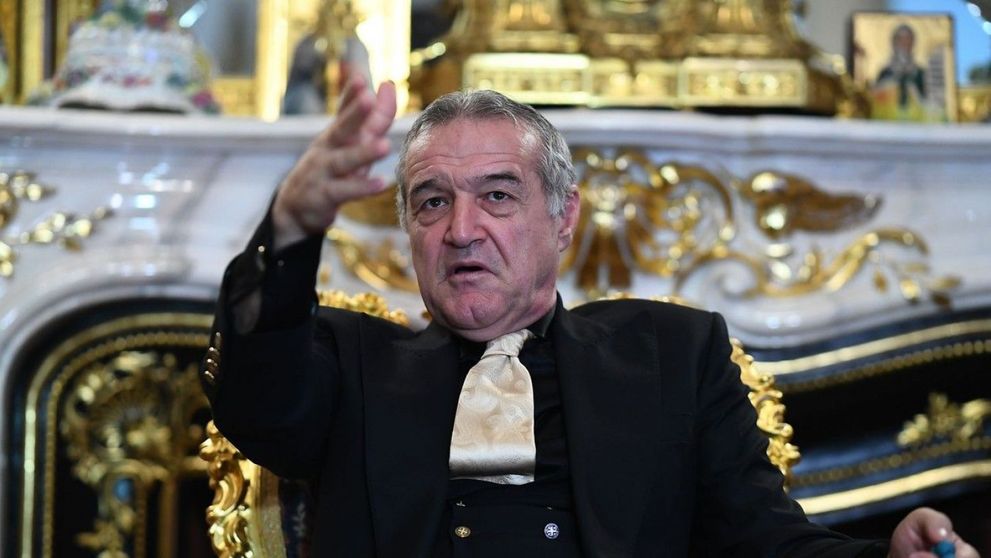 Gigi Becali, dans de bucurie pe Arena Națională