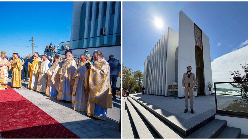Așa arată o nouă biserică ortodoxă din Republica Moldova. Are rampă de acces pentru persoanele cu nevoi speciale, spații de relaxare pentru copii și adulți și un decor modern