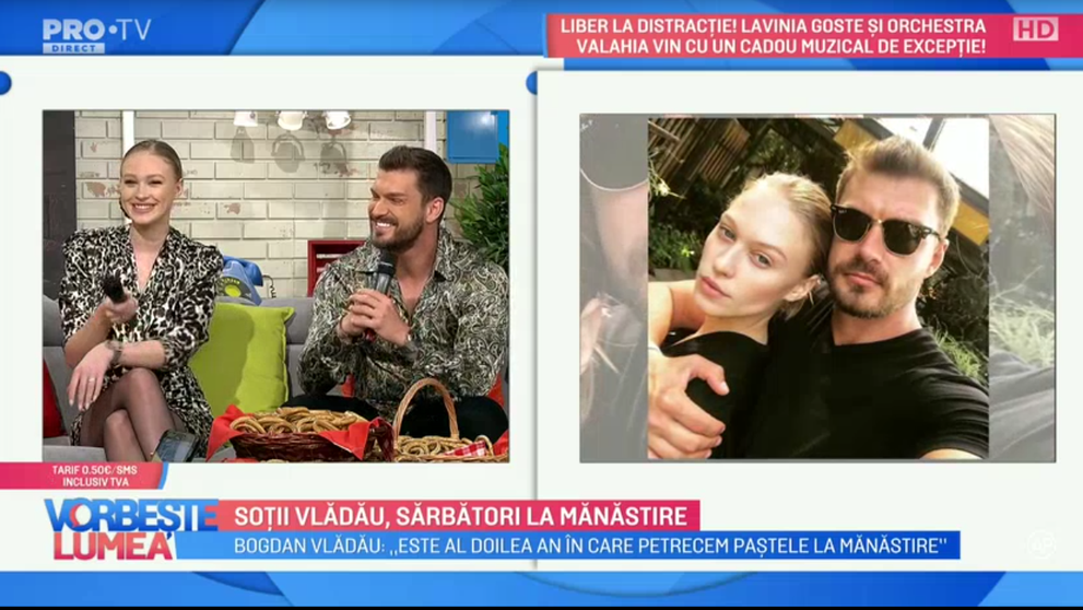 VIDEO Soții Vlădău, sărbători la mănăstire