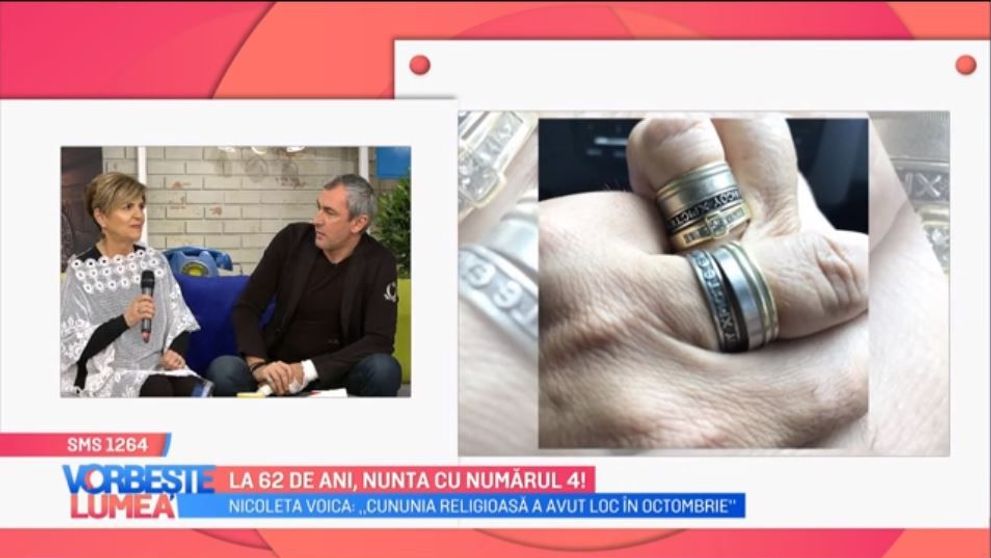 VIDEO La 62 de ani, Nicoleta Voica s-a căsătorit pentru a patra oară