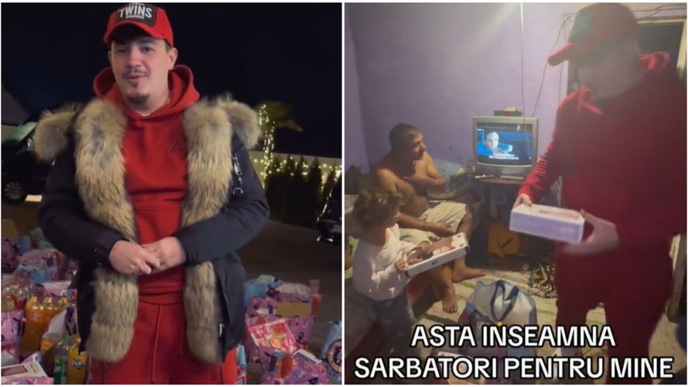 Bogdan de la Ploiești, gest de milioane pentru copiii din familiile defavorizate! Ce cadouri de Crăciun le-a făcut micuților: „Sunt foarte multe cazuri”