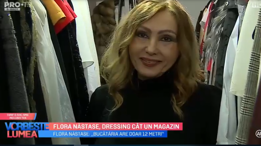 VIDEO Flora Năstase, dressing cât un magazin