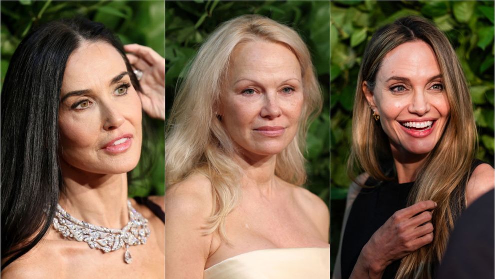 În urmă cu 30 de ani toți bărbații visau la ele! Între timp… nimic nu s-a schimbat! Demi, Pamela și  Angelina, superbe la cea mai recentă apariție