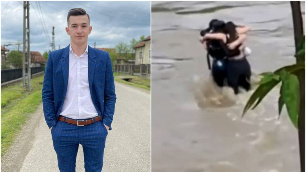 VIDEO Cristian Molnar a luptat până în ultima clipă pentru viața lui! Țipete și durere într-o nouă filmare cu tânărul român luat de viitură în Italia: „Prinde frânghia!”