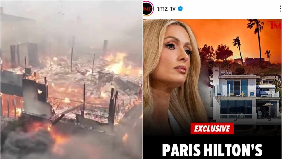 Un incendiu devastator a distrus reședințele de milioane de dolari ale celebrităților de la Hollywood. Paris Hilton și-a văzut casa arzând la TV