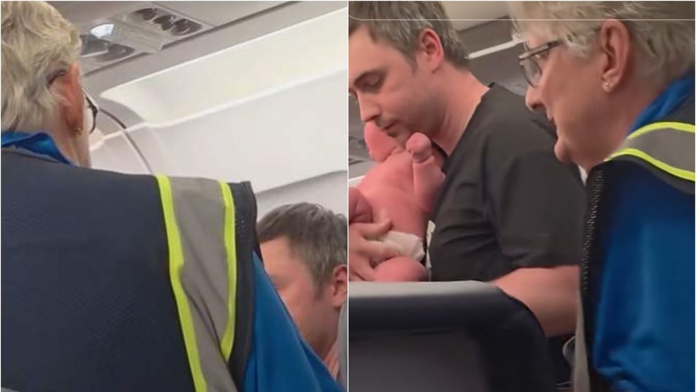 Scandal în avion! Momentul în care un cuplu a fost obligat să părăsească aeronava pentru că bebelușul lor plângea: „Nimeni nu e obligat să suporte asta”