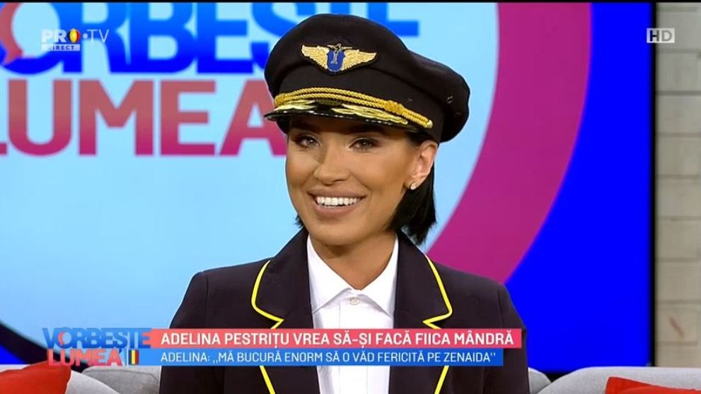 VIDEO Adelina Pestrițu vrea să-și facă fiica mândră