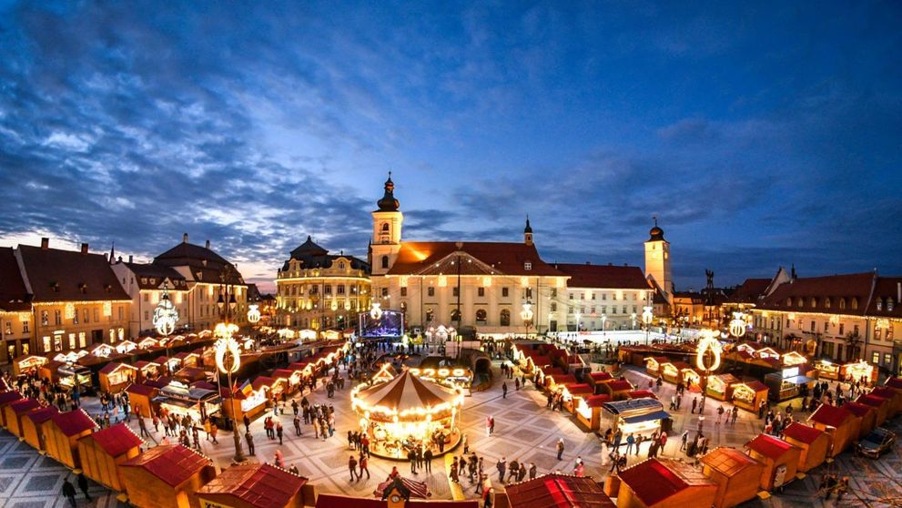 Târgul de Crăciun din Sibiu, locul pe care trebuie să-l admiri măcar din fotografii