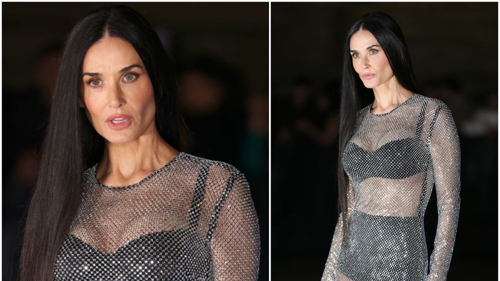 Demi Moore, într-o rochie transparentă la 61 de ani. Vedeta a eclipsat actrițe cu 30 de ani mai tinere