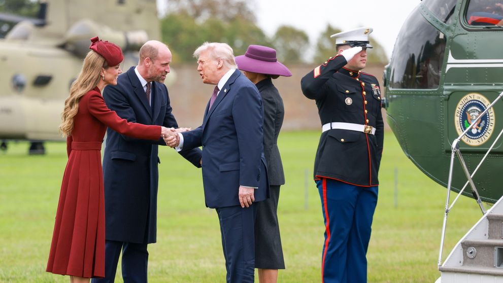 Donald Trump, fermecat de Kate Middleton. Care sunt primele trei cuvinte pe care i le-a adresat Prințesei de Wales, după ce a aterizat la Windsor