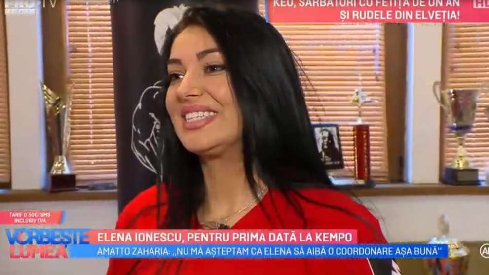 VIDEO Elena Ionescu, pentru prima dată la Kempo