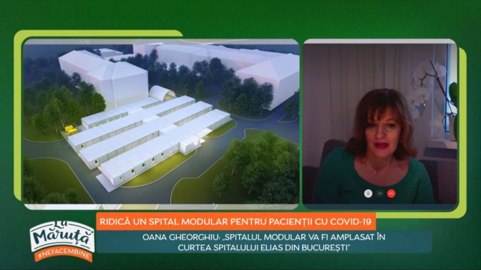 #NeFacemBine: În curtea Spitalului Elias va fi ridicat un spital modular pentru pacienții cu coronavirus