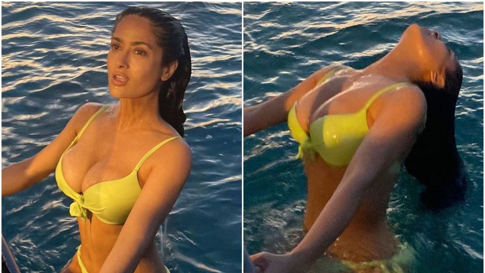 În urmă cu câțiva ani i se spunea că e expirată! Salma Hayek demonstrează că e mai sexy ca niciodată, la 56 de ani