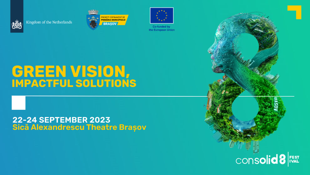 consolid8 Festival se întoarce la Brașov cu a doua ediție, Green Vision - Impactful Solutions