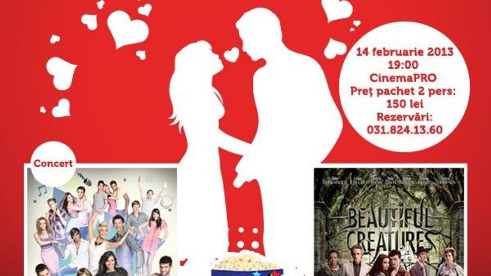 La CinemaPRO, dragostea se traieste ca-n filme de Ziua Indragostitilor