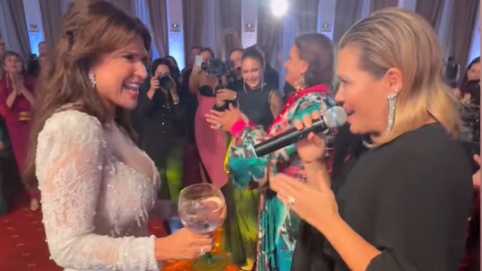 Ce melodie a cântat Gina Pistol la nunta Monicăi Bîrlădeanu. Prezentatoarea de la „MasterChef” și Maria Buză au creat un moment memorabil pentru mireasă