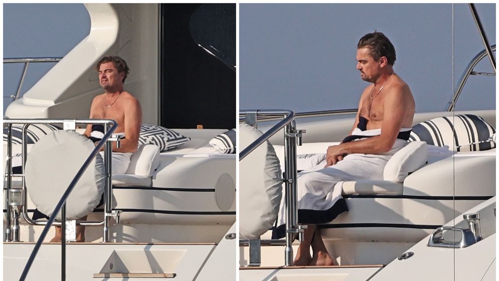 Leo DiCaprio, plictisit de moarte pe yachtul său de lux. Câtă adrenalină să-ți aducă viața de bogat înconjurat de fotomodele?