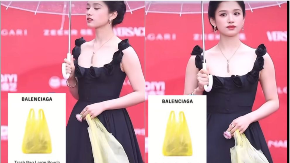 Momentul viral de pe covorul roșu: o pungă banală de plastic a pus internetul pe jar. Fanii au crezut că e o nouă excentricitate Balenciaga