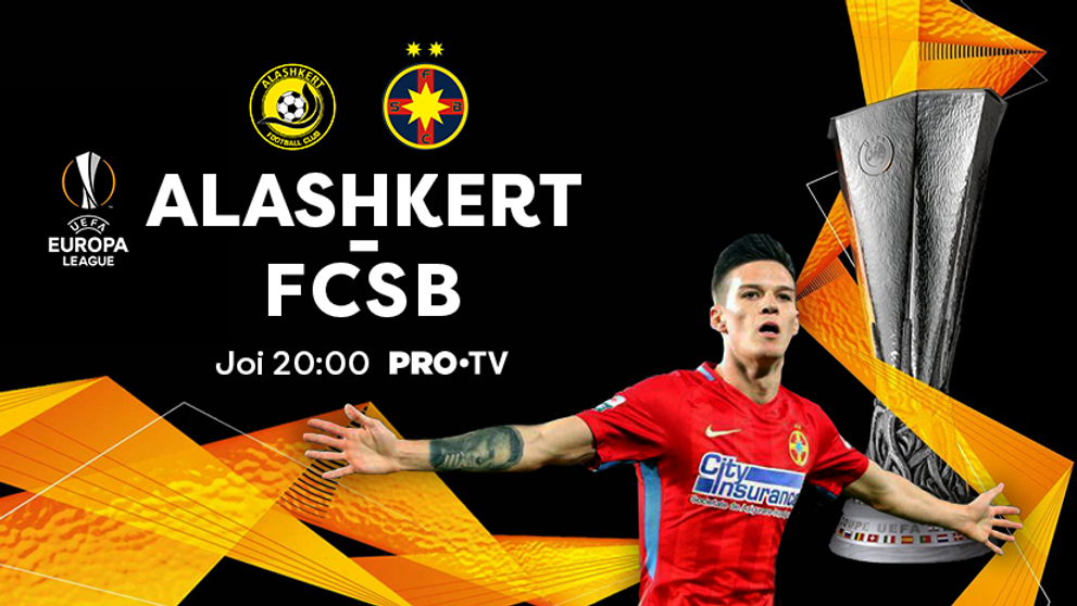 Calificarea în grupele Europa League pentru FCSB continuă la PRO TV!