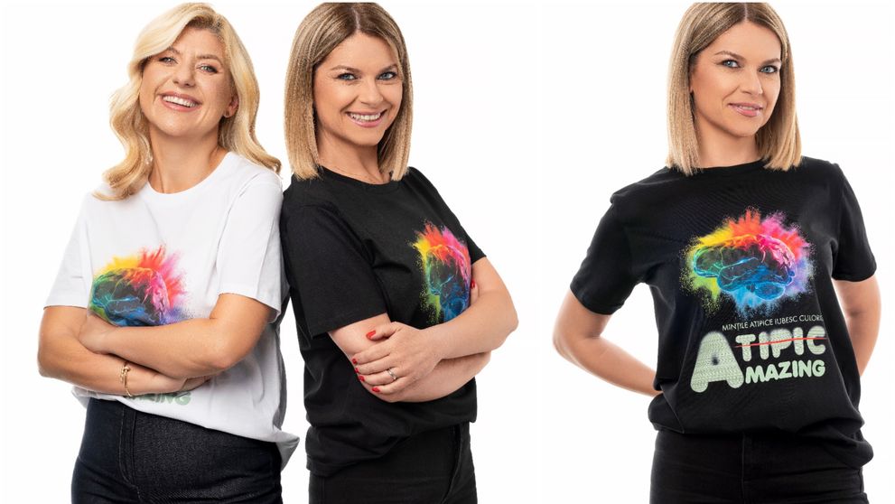 Fundația Neuroatipic lansează colecția Atipic = Amazing.  Toate fondurile rezultate din vânzarea colecției merg către Centrul Neuroatipic, primul proiect de design pentru neurodiversitate din România