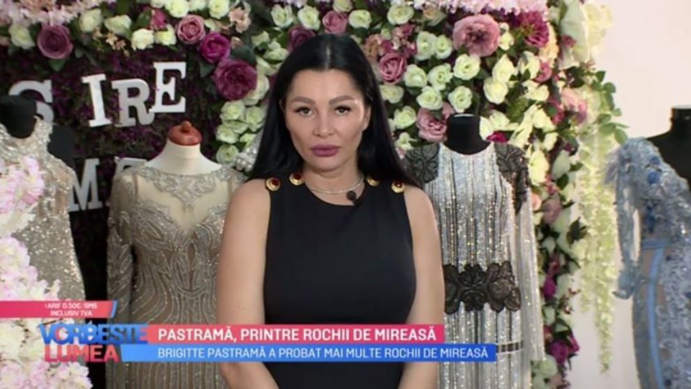 Brigitte Pastramă și-a ales rochia de mireasă. A fost la probă însoțită de Florin