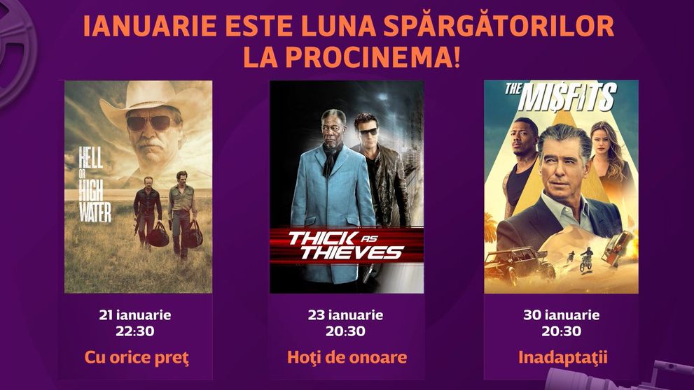 Morgan Freeman, Antonio Banderas și Pierce Brosnan aduc acțiunea,  în ianuarie, la PRO CINEMA