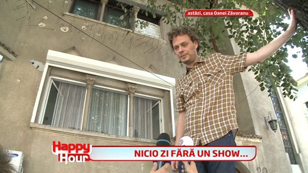 Fratele vitreg al Oanei Zavoranu s-a urcat pe gard si a inceput sa tipe la fereastra ei!