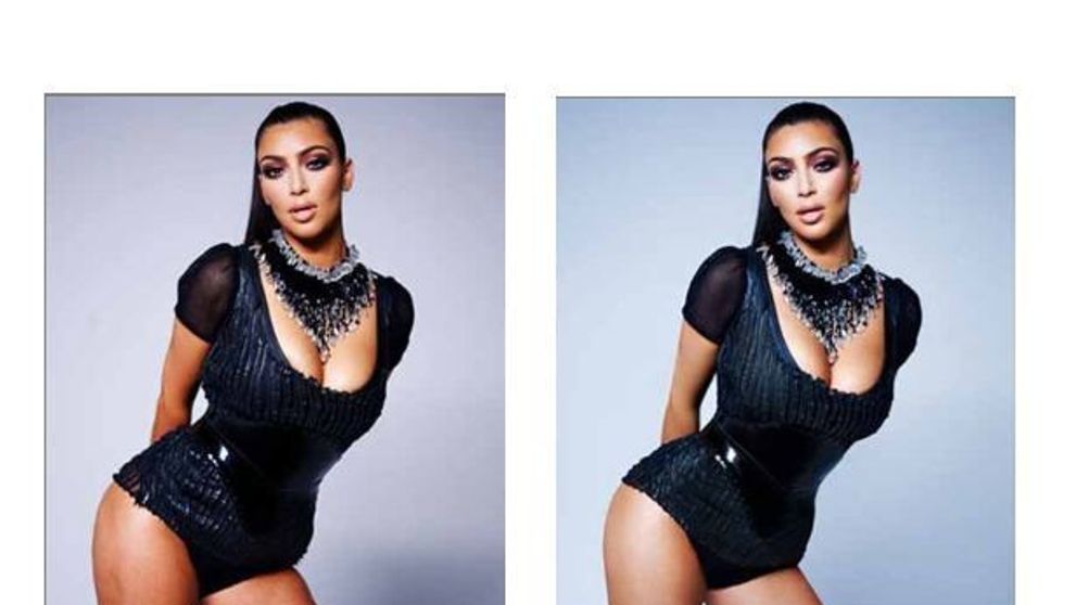 Vedete cu si fara Photoshop