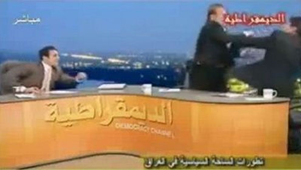 O emisiune TV se transforma intr-o clipa intr-un meci de box! VEZI VIDEO