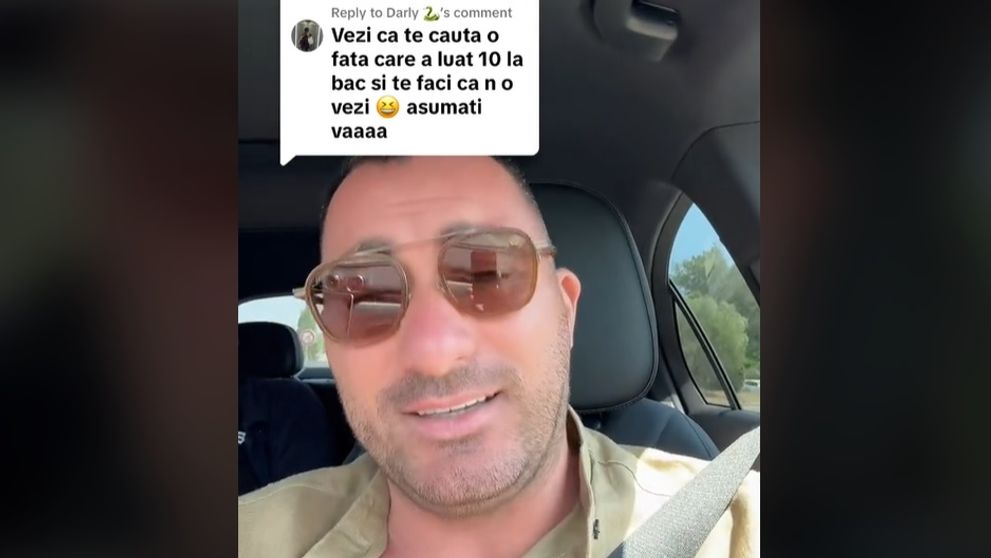 Pescobar, reacție dură pe net! Acuzat că nu i-a dat unei fete 100 de euro pentru că a luat media 10 la BAC