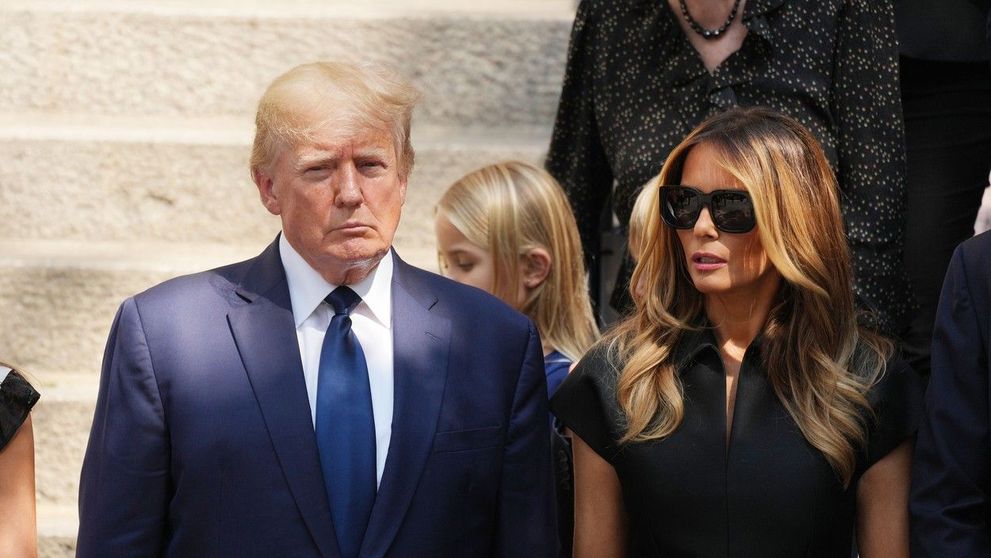 Eleganță și caracter! Melania Trump a fost prezentă la înmormântarea Ivanei Trump