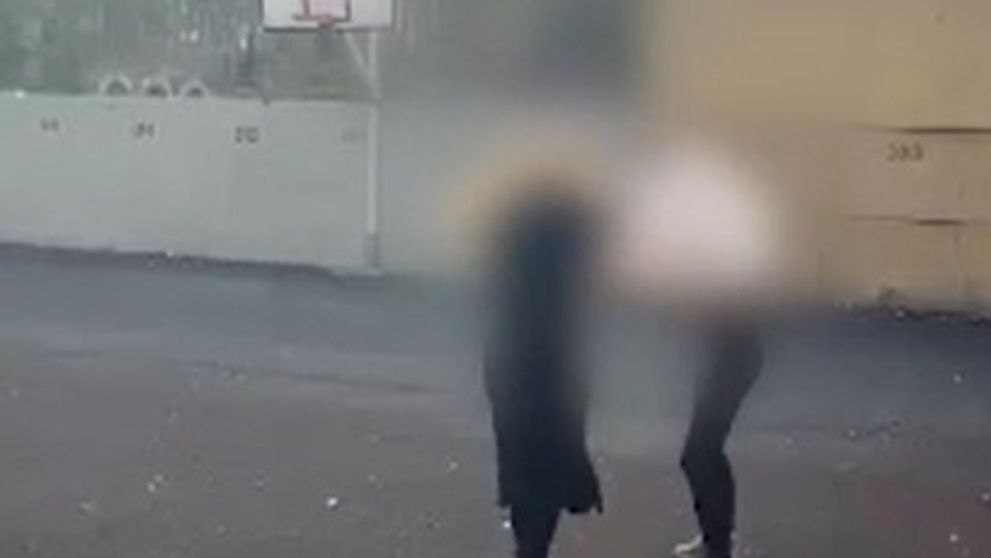 VIDEO Rebeca, presupusa iubită a lui Vlad Pascu, s-a bătut cu o colegă în curtea liceului în care învață