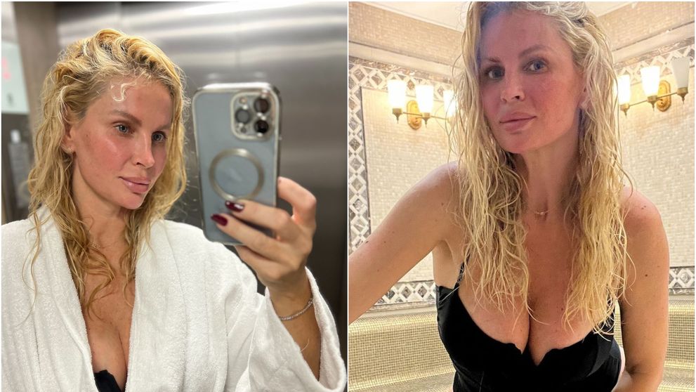 Andreea Bănică și-a încântat fanii cu imagini provocatoare de la Băile Herculane. Cum s-a pozat în saună